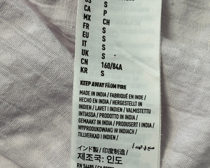 American Eagle Lavender Tie-Strap Cotton Linen Maxi Dress
