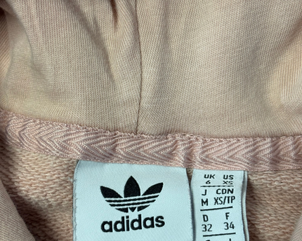 Adidas Pink Trefoil Graphic Pullover Hoodie