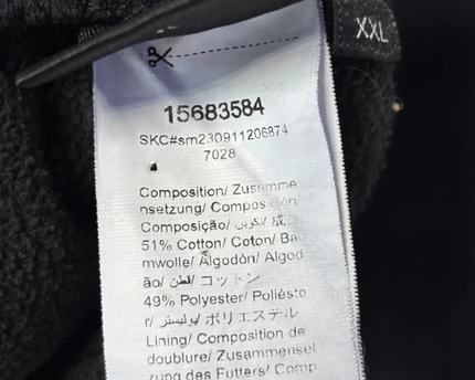 SUMWON Black Acid Wash Sweat Shorts