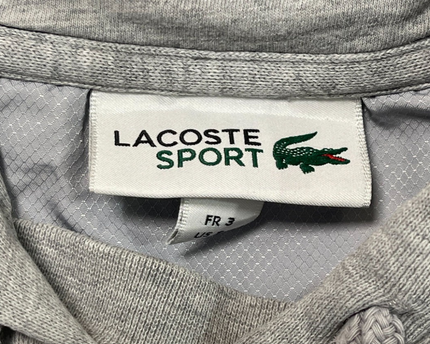 Lacoste Sport Classic Grey Pullover Hoodie