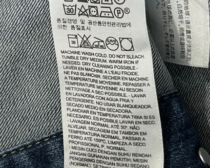 Levi's Classic Blue Denim Trucker Jacket