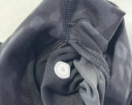 Lululemon Black Leopard Print High-Rise Leggings
