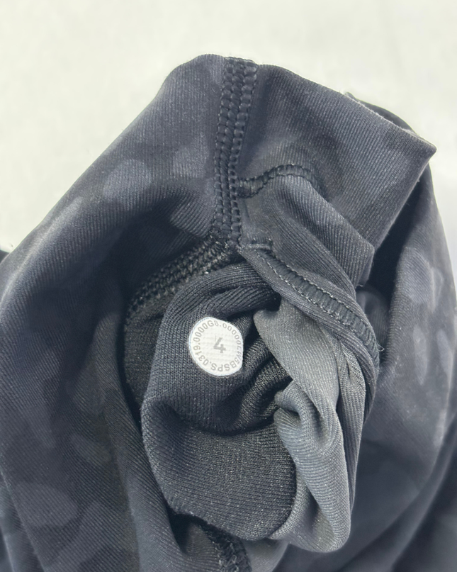 Lululemon Black Leopard Print High-Rise Leggings