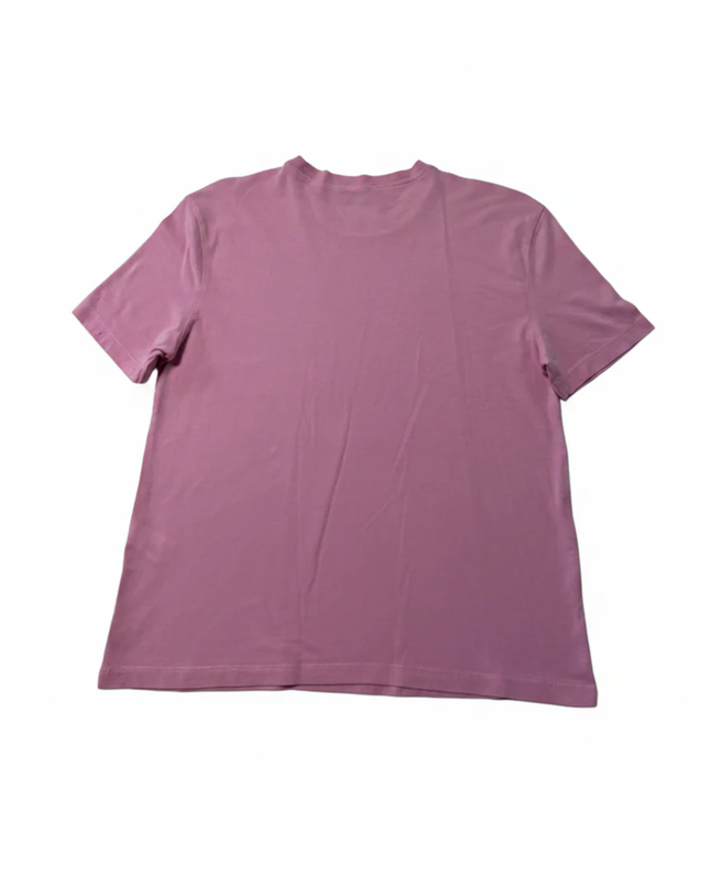 Zara Pink Short Sleeve Classic Crew Neck T-Shirt