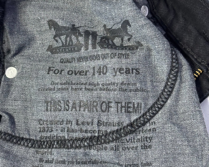 Levi's 511 Slim Fit Black Jeans