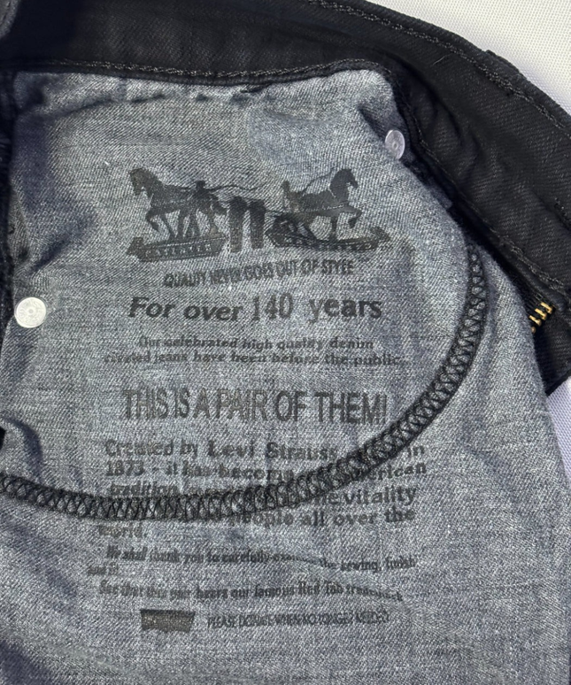 Levi's 511 Slim Fit Black Jeans