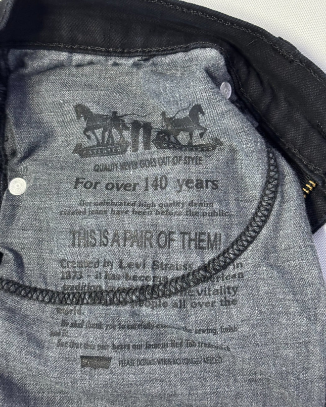 Levi's 511 Slim Fit Black Jeans
