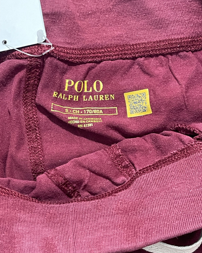 Polo Ralph Lauren Maroon Jogger Pants