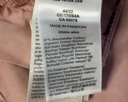 Tom Tailor Pink Chino Slim Pants