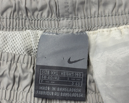 Nike Grey Mesh Panel Athletic Track Pants