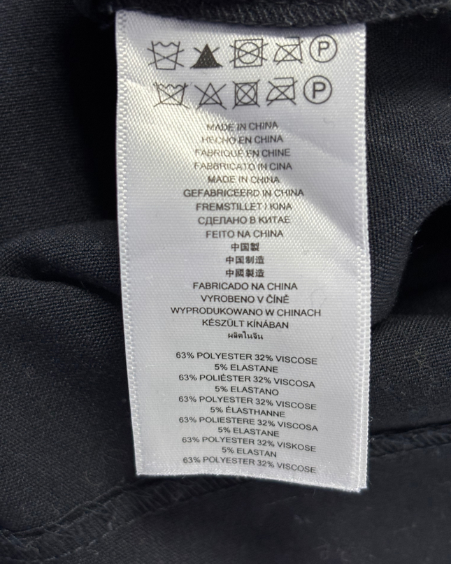 Michael Kors Black Utility Zip-Front Dress