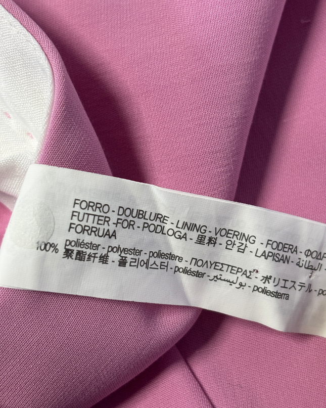 Zara Pink Tailored Pleated Mini Skirt