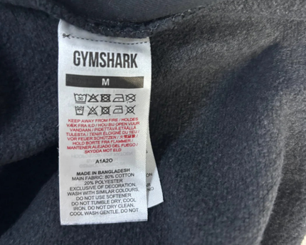 Gymshark Black Athletic Fleece Shorts
