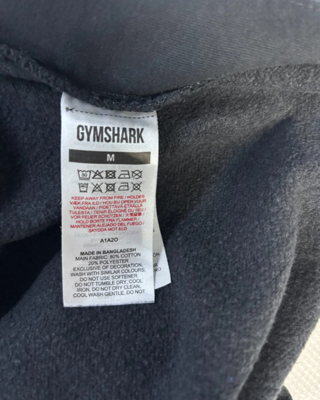 Gymshark Black Athletic Fleece Shorts