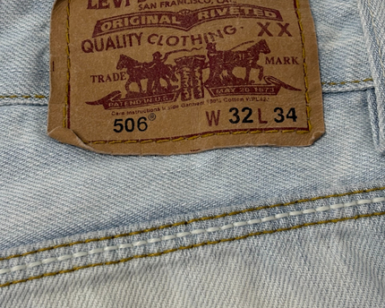 Levi's 506 Standard Fit Light Blue Jeans