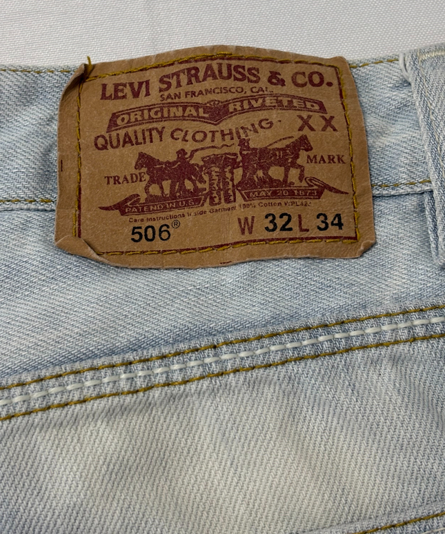 Levi's 506 Standard Fit Light Blue Jeans