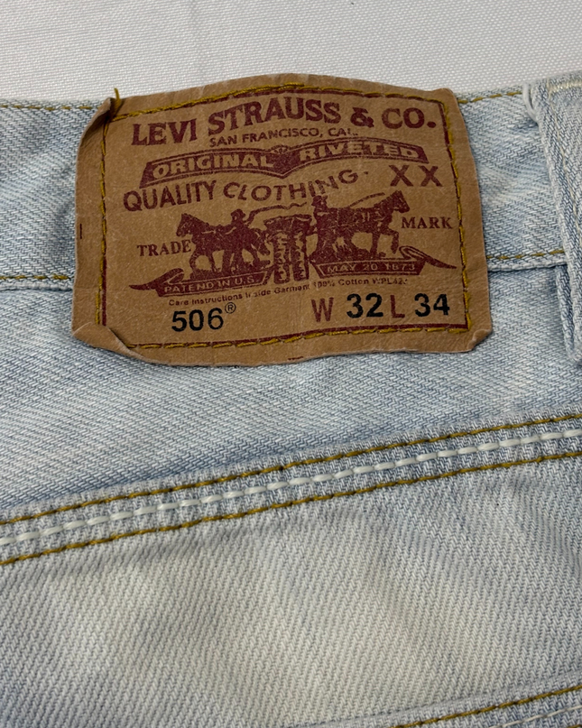 Levi's 506 Standard Fit Light Blue Jeans