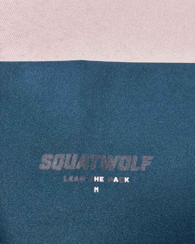 SQUATWOLF Teal High-Waisted Performance Leggings with Pockets