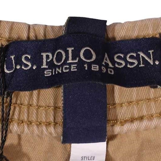 U.S. Polo Assn. Khaki Drawstring Casual Chino Shorts
