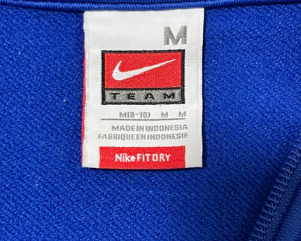 Nike Blue Unisex Athletic Zip-Up Performance Sports Jacket
