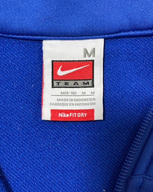 Nike Blue Unisex Athletic Zip-Up Performance Sports Jacket
