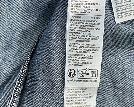 Levi's Premium Blue Denim Trucker Jacket