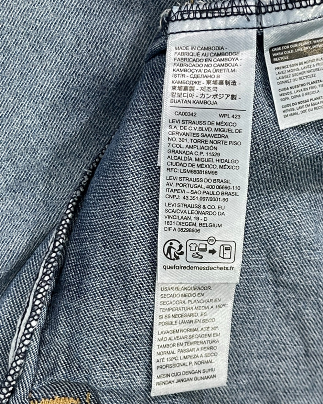 Levi's Premium Blue Denim Trucker Jacket