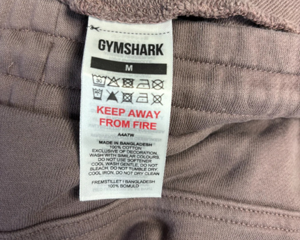 Gymshark Brown Graphic Logo Relaxed Fit Joggers