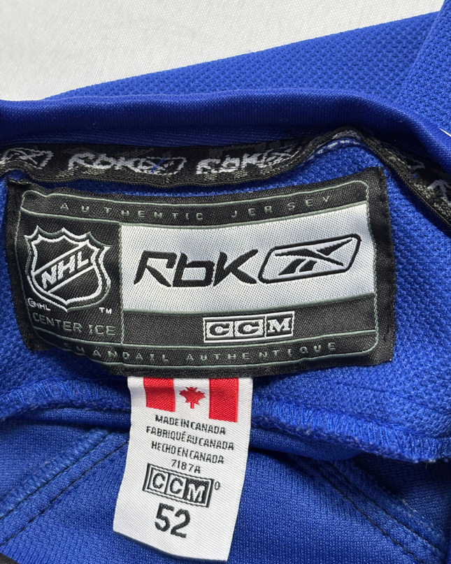 NHL Reebok Blue Vancouver Canucks Stick-in-Rink Jersey