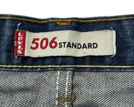 Levi's Blue 506 Standard Straight Leg Jeans