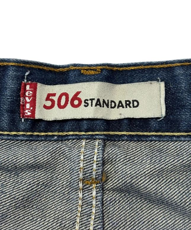 Levi's Blue 506 Standard Straight Leg Jeans