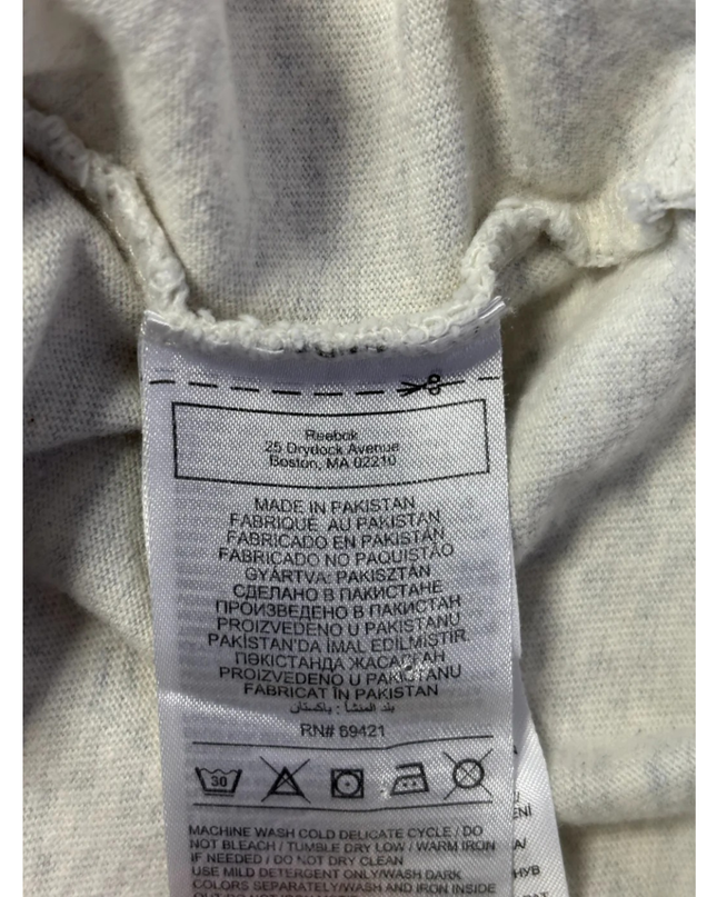 Reebok Grey Graphic Embroidered T-Shirt