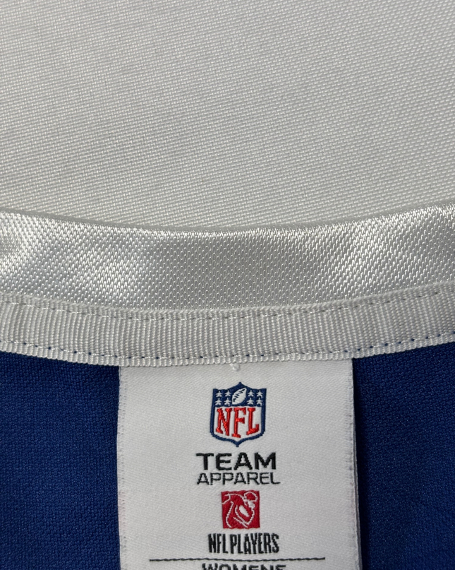 NFL Team Apparel Blue Indianapolis Colts Lace-Up Women's Jersey