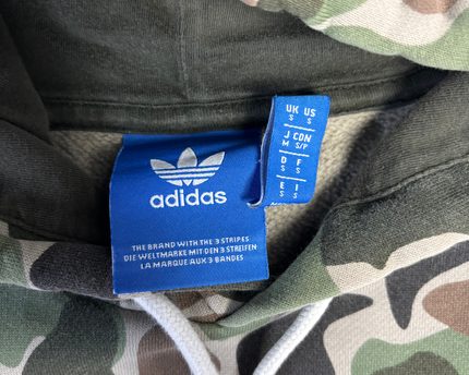 Adidas Unisex Duck Camo Trefoil Print Hoodie