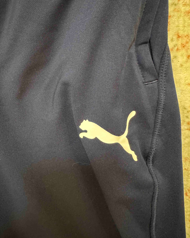 Puma Navy Blue DryCELL Athletic Track Pants - XS | Waist: 27"