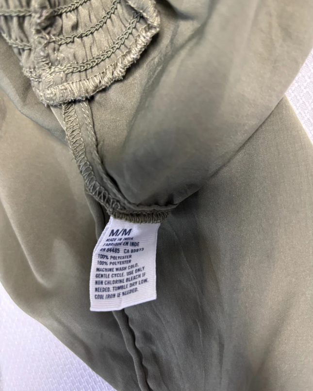 American Eagle Outfitters Olive Green Relaxed Jogger Pants