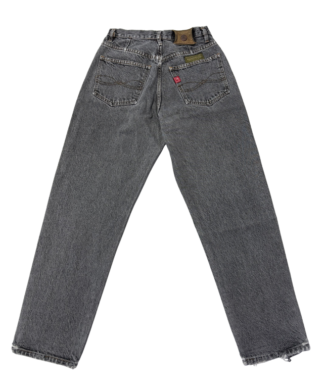 Americanino Grey Vintage Straight Leg Button Fly Jeans