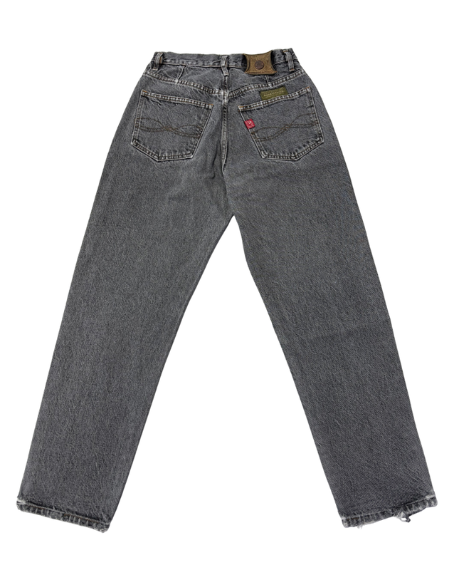 Americanino Grey Vintage Straight Leg Button Fly Jeans