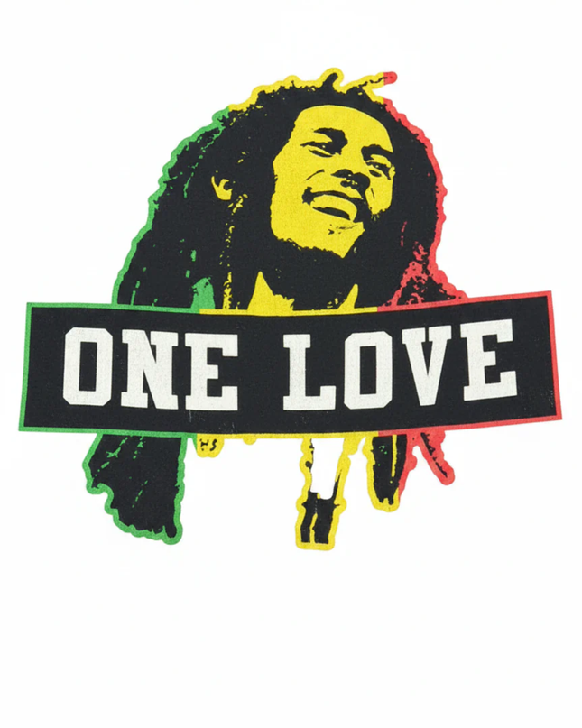 Zion Rootswear Black Bob Marley One Love Graphic Tee