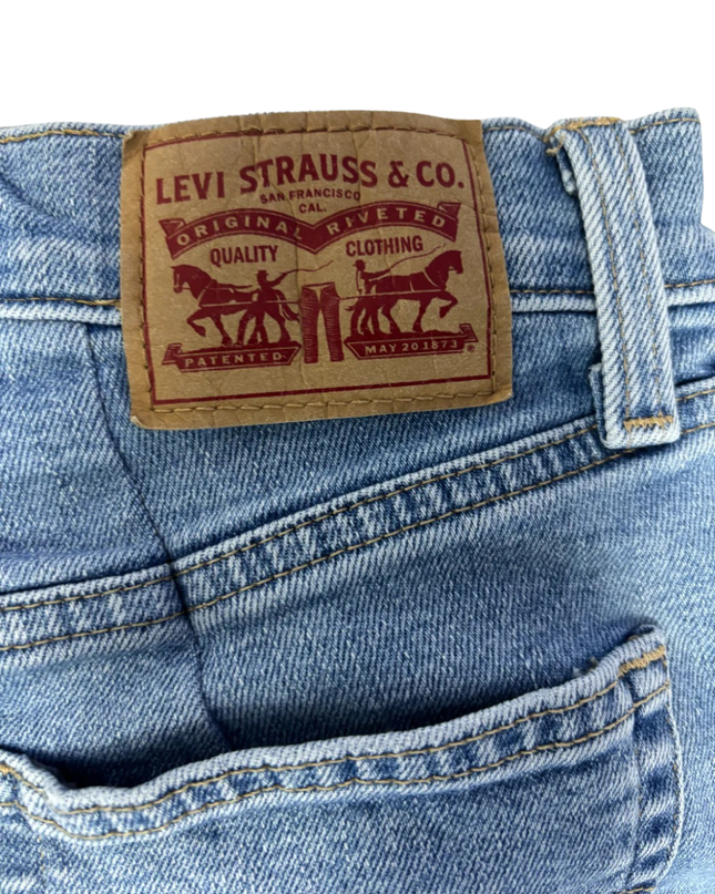 Levi's Blue High Waisted Mom Jeans