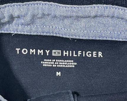 Tommy Hilfiger Navy Blue Short Sleeve Polo Shirt