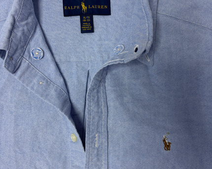 Ralph Lauren Blue Oxford Button-Down Shirt