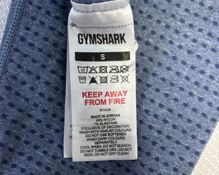 Gymshark Blue Energy+ Seamless High-Waisted Leggings