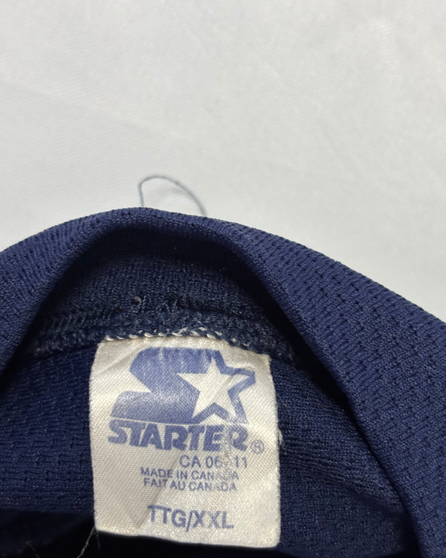 Starter Navy Blue Columbus Blue Jackets Hockey Jersey