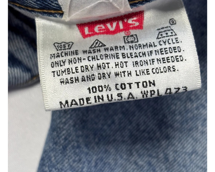 Levi's Vintage 501 Made in USA Blue Straight Leg Jeans
