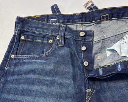 Levi's Dark Blue Straight Leg Anniversary Edition Jeans