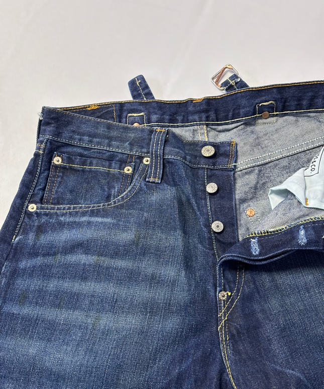 Levi's Dark Blue Straight Leg Anniversary Edition Jeans
