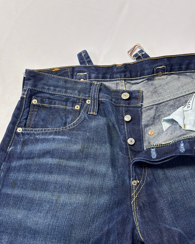 Levi's Dark Blue Straight Leg Anniversary Edition Jeans