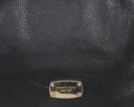 Michael Kors Black Pebbled Leather Hobo Shoulder Bag