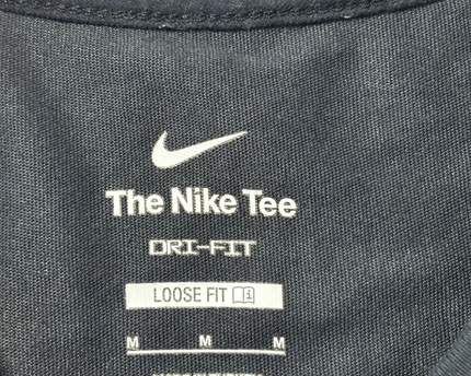 Nike Black Graphic Swoosh Dri-FIT Loose Fit T-Shirt